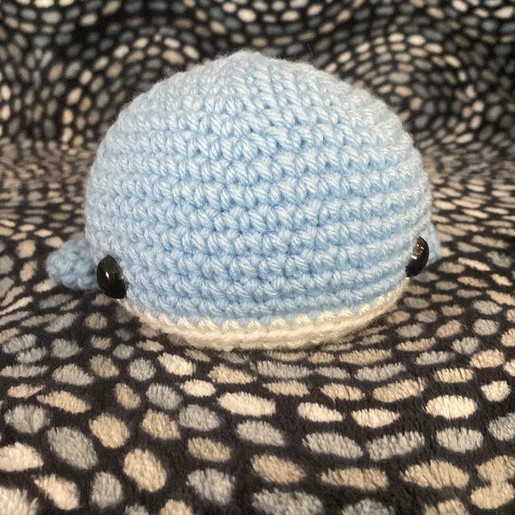 Handmade Amigurumi Whale 🐳🩵 - Picture 2 of 4